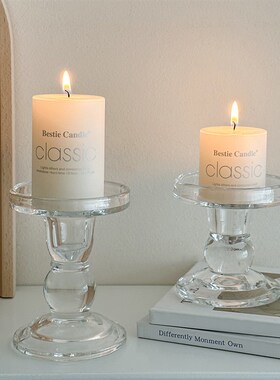 速发柱烛台复古摆件烛人节浪漫围氛情光晚餐酒店婚礼西餐装饰