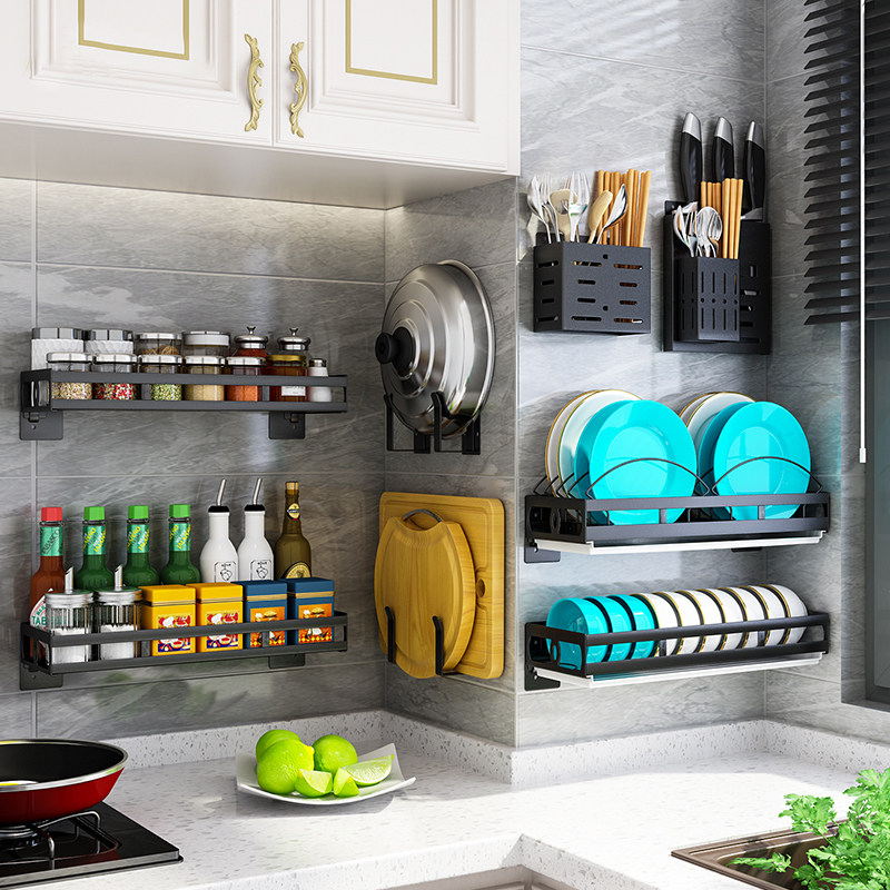 极速厨房碗架置物架不锈钢盘子碗碟筷F子汤勺餐具收纳架墙上壁挂,淘宝优惠券,粉丝福利购,淘宝优惠卷
