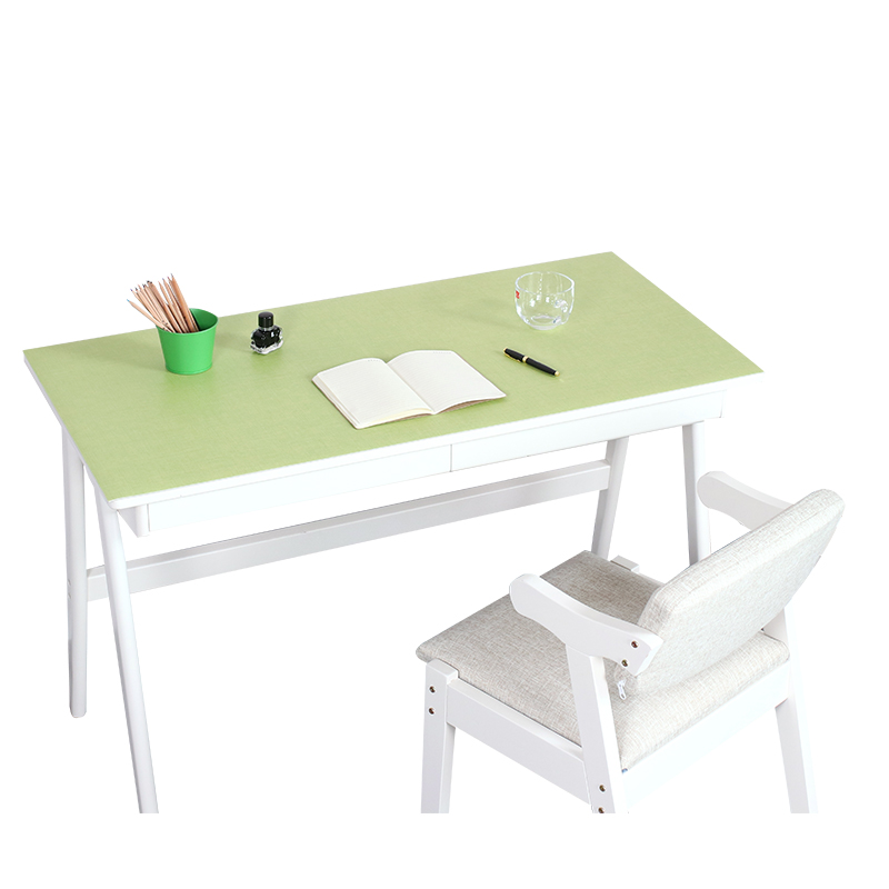 极速写字台办公桌学习书桌u布纯色少女心北欧风蓝粉色学生桌布桌 - 图3