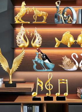 家居摆件书柜书房办公室高端家里玄关餐边柜子装饰品现代轻奢高档