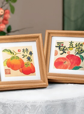 平安喜乐书法装饰品36