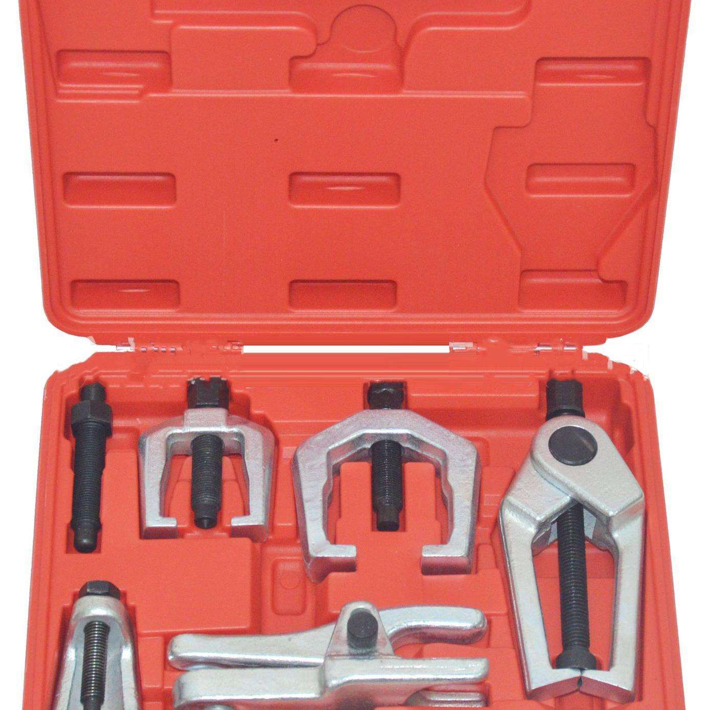 5件套球头拉马组套 汽车下摇臂球头取出器下摆臂羊角球笼球头工具 - 图2