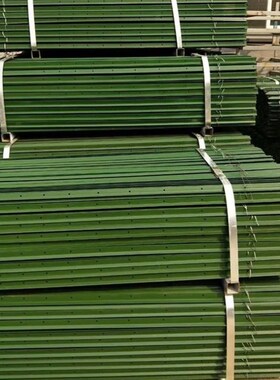 实心三角立柱加厚y型铁丝网立柱养殖网护栏网围栏网尖头钢柱