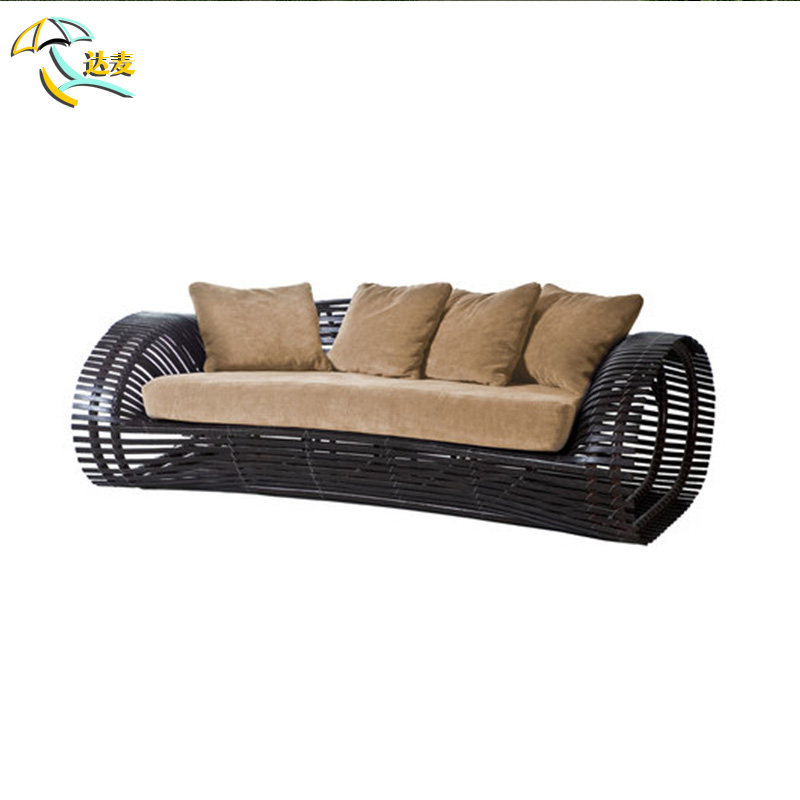 速发户外沙发椅意休闲车轮藤创酒店度假村花园露墅藤编别台藤沙发,淘宝优惠券,粉丝福利购,淘宝优惠卷