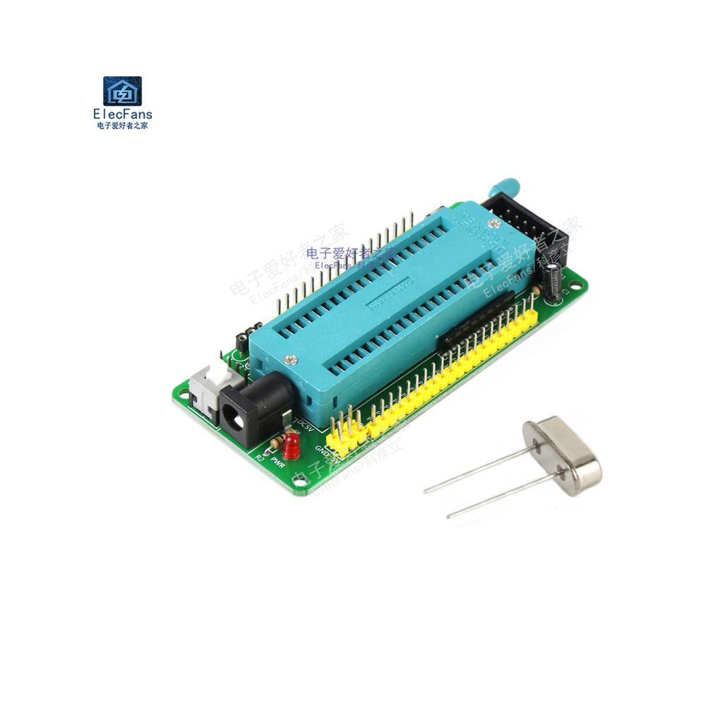 （成品）51单片机小系统开发板Stc89C52 At89S52 40P紧锁基础模块 - 图0