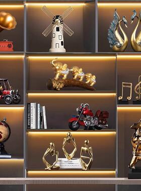 酒柜装饰品复古摆件家居饰品小提琴创意简约客厅电视柜书柜小摆设