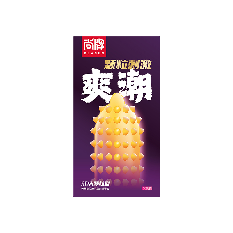 阴茎狼牙棒避孕套加大安全套男用带刺大颗粒加长加粗情趣增粗性兽 - 图0