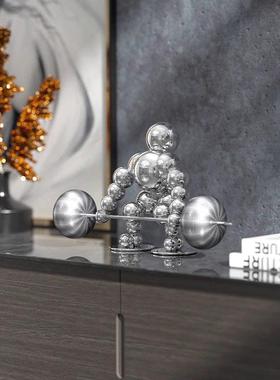 定制轻奢励志摆件领导办公室客厅酒柜科技感装饰品创意高档礼品