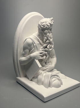 速发摩西人物雕膏艺品品石塑像扩香石桌面摆件高级小众礼术美术教