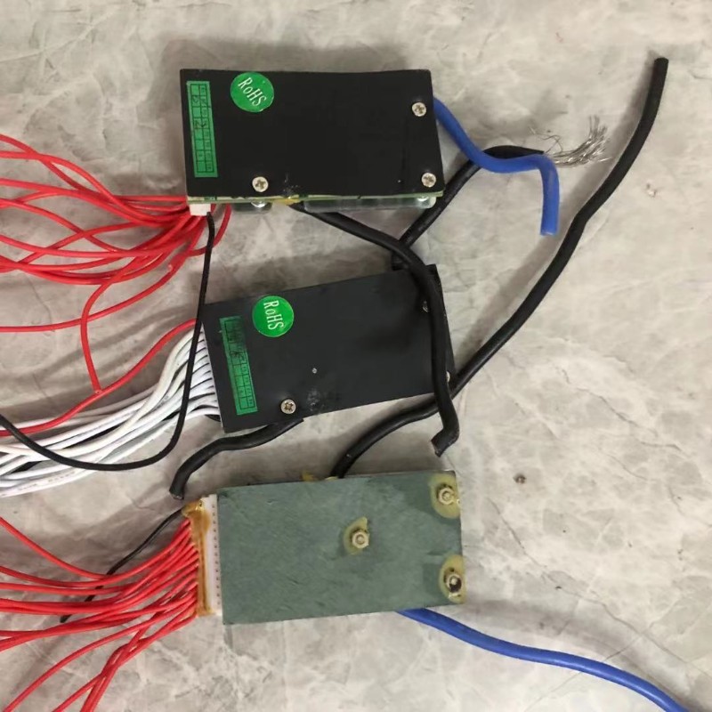 拆机百维 48V13串 15A 三元锂同口 电动车锂电池组 保护板带排线 - 图1