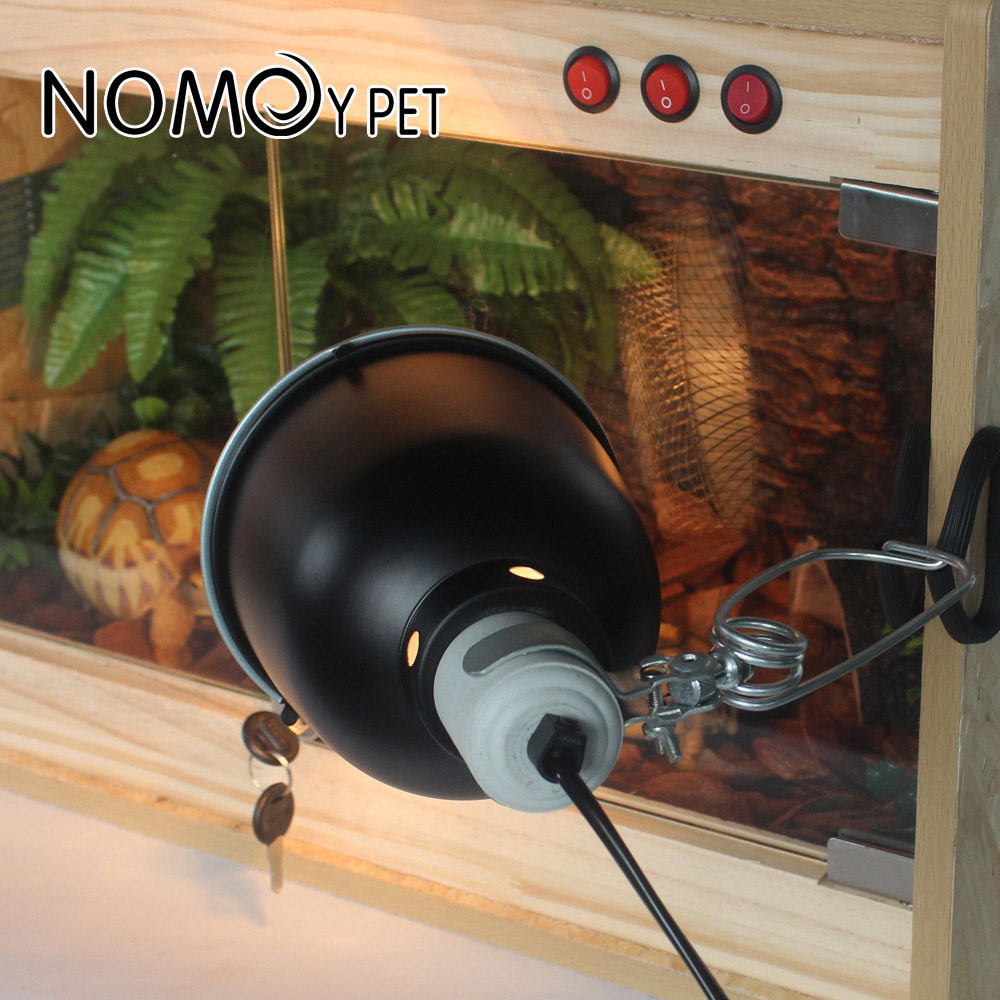 NOMOYPET诺摩爬虫8.5寸灯罩水族鱼缸加热灯座爬宠箱陆龟晒台灯具,淘宝优惠券,粉丝福利购,淘宝优惠卷