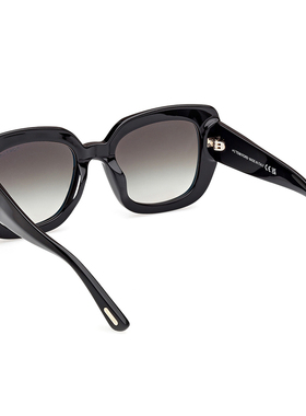 汤姆福特女款方形大框太阳镜墨镜