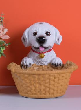 创意可爱狗狗钥匙收纳摆件家居客厅入户玄关装饰品小摆设乔迁礼物
