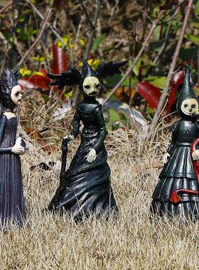 活在自己的噩梦模型树脂工艺品摆件独立站新款花园园林摆件装饰