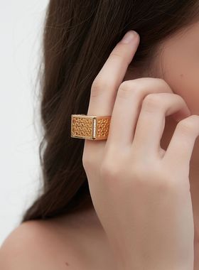 cegana女镀金原创戒指