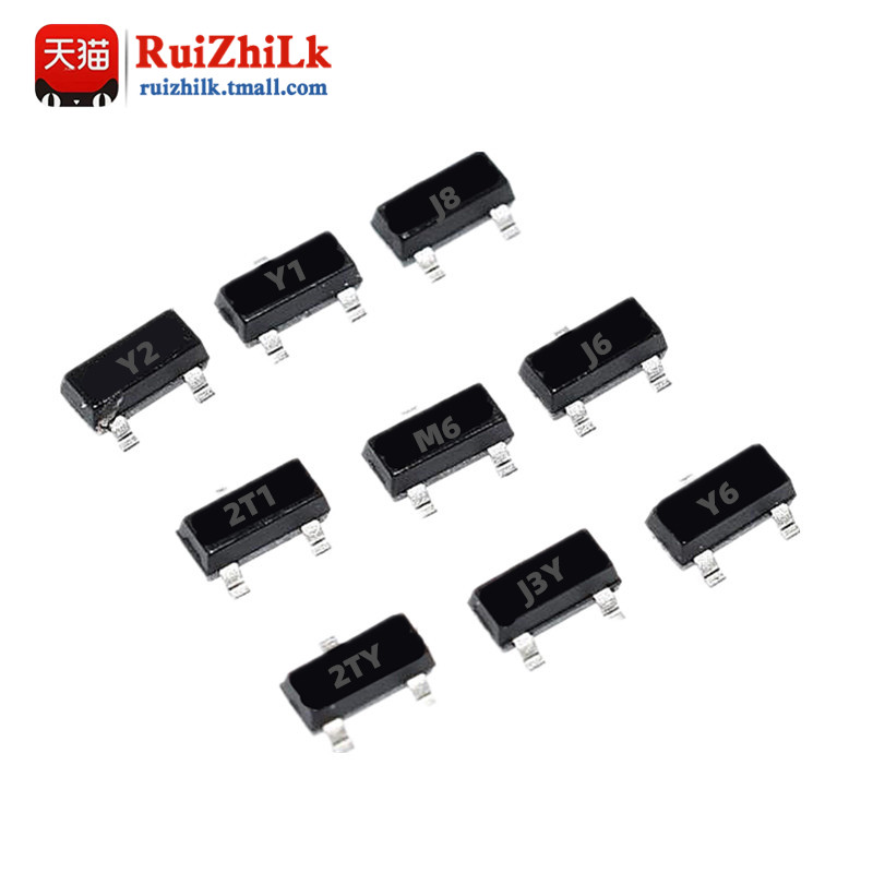 三极管S8550 SS8050 9013 9014 S9015 贴片直插功率晶体管NPN PNP - 图1