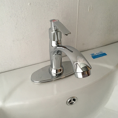 面盆单冷水龙头洗手盆洗脸盆水龙头冷热洗漱台家用卫生间龙头 - 图1
