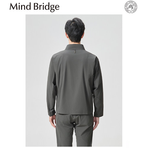 Mind Bridge2026春夏季新款男士户外运动薄款夹克立领徒步外套潮 - 图3