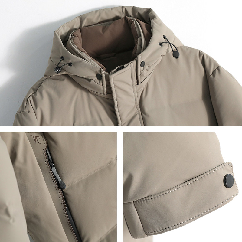 Mind Bridge2025秋冬季新款男户外可脱卸帽防风防泼水羽绒服外套,淘宝优惠券,粉丝福利购,淘宝优惠卷