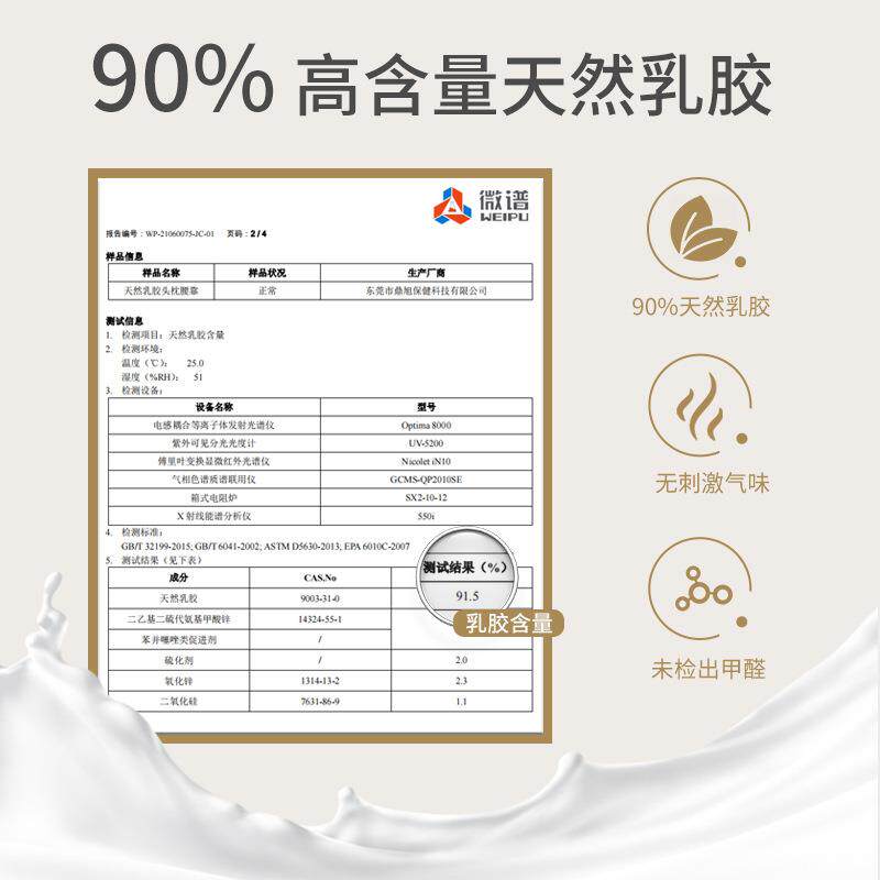 爱车屋汽车头枕车用乳胶护颈枕高档腰靠车载支撑枕头主驾座椅靠枕 - 图1