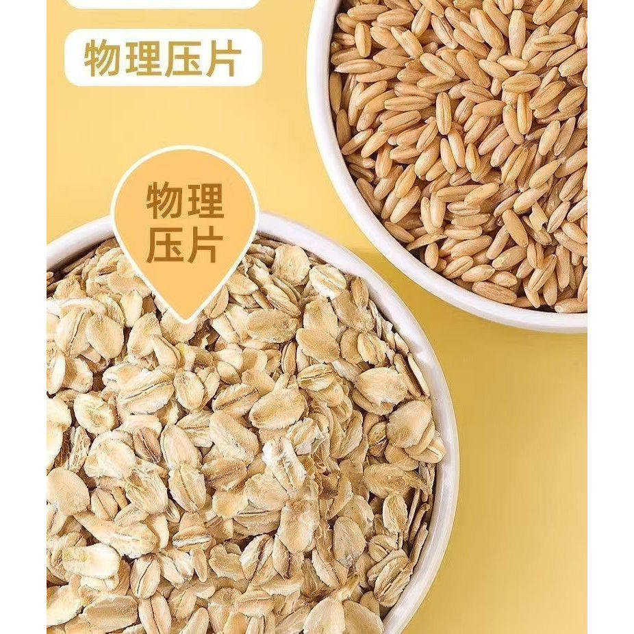 即食熟燕麦片大片纯燕麦片冲泡速溶早餐免煮代餐营养懒人早餐