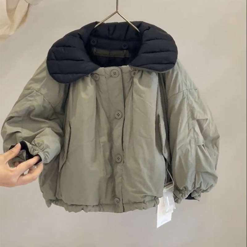 韩国童装羽绒服女童2025新款冬季女宝宝90白鸭绒加厚保暖儿童外套