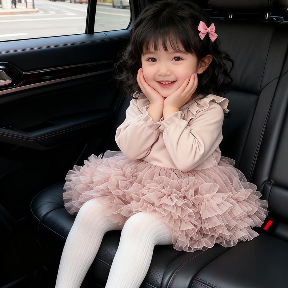 女童连衣裙2025新款冬季韩版女宝宝可爱裙子网纱儿童秋冬天公主裙,淘宝优惠券,粉丝福利购,淘宝优惠卷