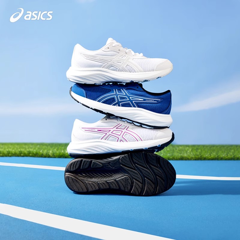 Asics/亚瑟士运动鞋白色2025秋季新款男女透气网面专业跑步鞋女鞋 - 图3