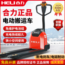 Synergy forklift all-electric carrying car hydraulic pallet truck 1 ton 2 ton lifting lithium battery ground cattle trailer scooters
