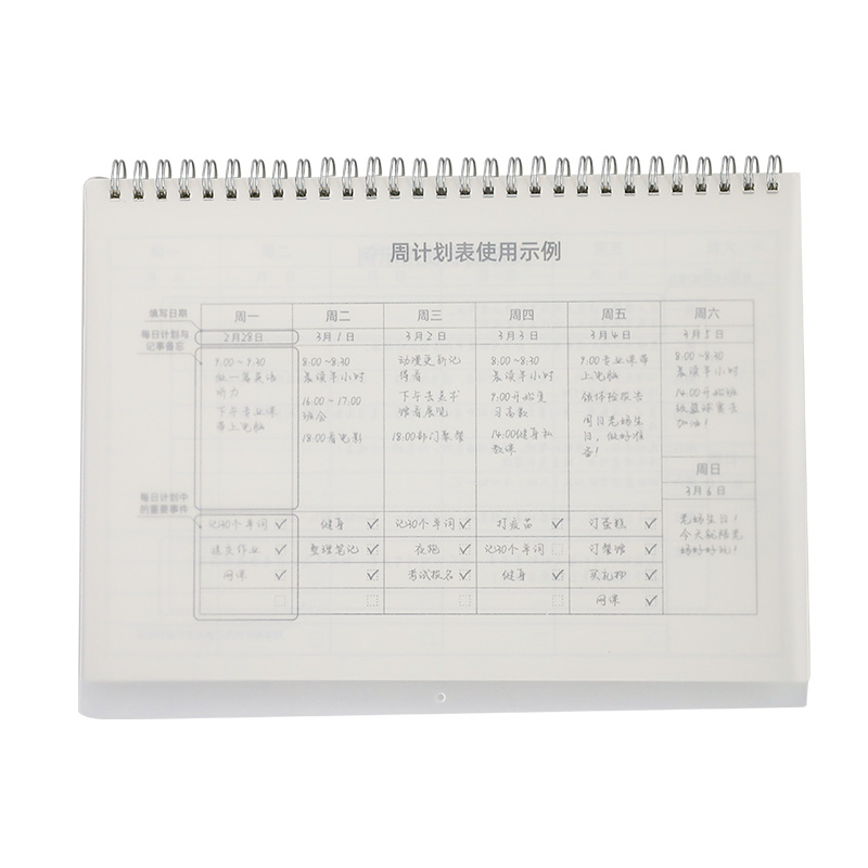 速发小学生暑间日历表律每日学习周月计划自时假管理日程子文具 - 图3