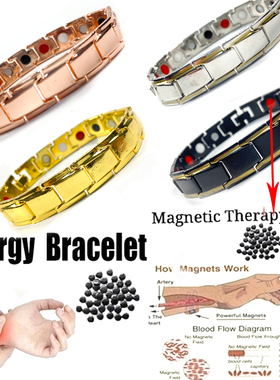 极速Mens Jewellery Magnetic Therapy Health Anti-Tsnoring Sta