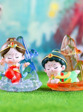 盲盒少女手办学生古风遇见敦煌