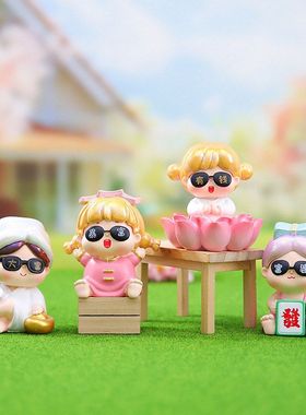 创意请发财玩偶手办装饰潮玩公主