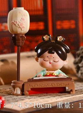 小灯小琴棋书画精美国潮少女新品