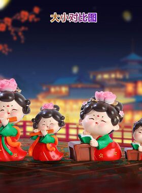 古风小热款摆件国潮礼物仕女摆件