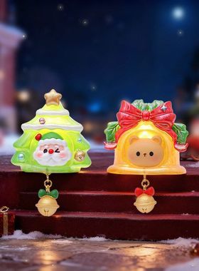 冰箱贴圣诞夜小灯潮流装饰品遇见