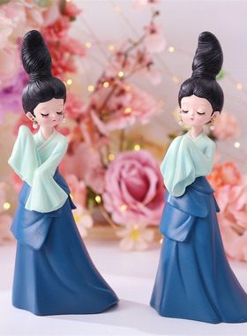 少女少女玩具卡通国潮摆件摆件