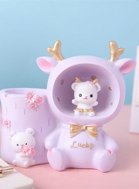 星星灯礼品多功能卡通桌面笔筒