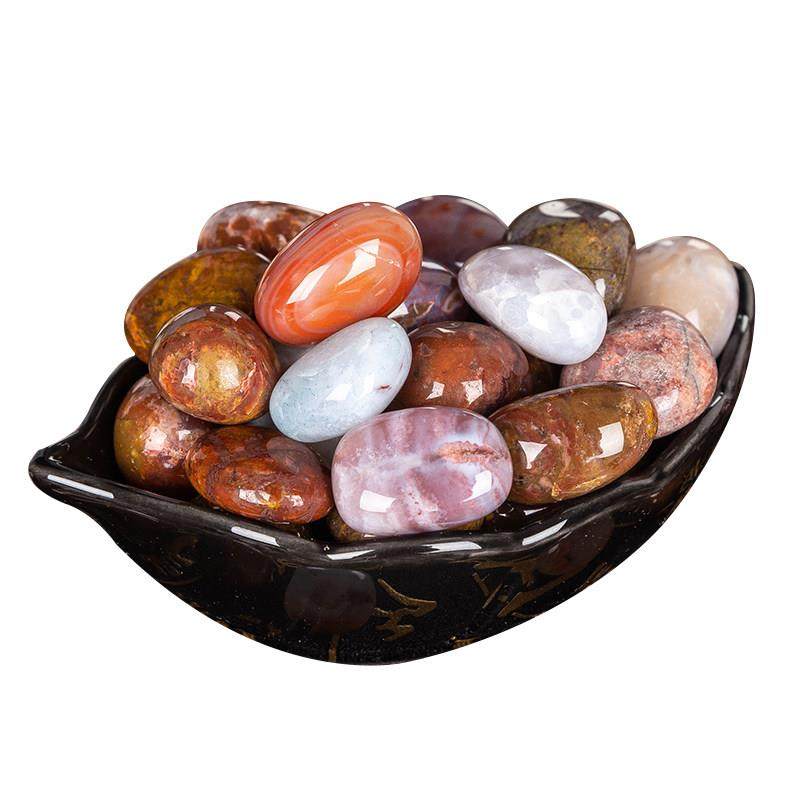 雨花石原石天然鹅卵石五彩石头户外庭院花盆鱼缸造景石养花石头粒,淘宝优惠券,粉丝福利购,淘宝优惠卷