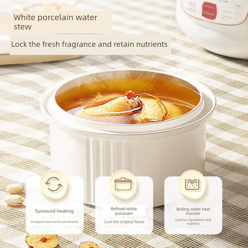 天际不锈钢隔水炖陶瓷电炖锅家用煮粥煲汤锅燕窝电炖盅祇能养生锅,淘宝优惠券,粉丝福利购,淘宝优惠卷