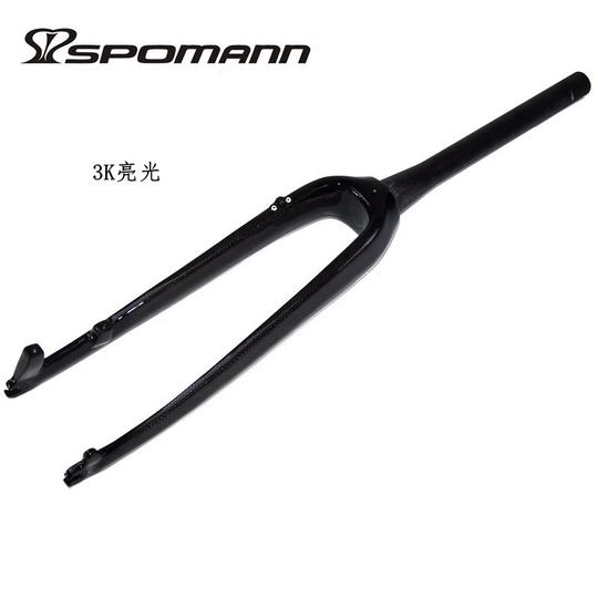 Horquilla delantera de fibra de carbono extremadamente rápida, bicicleta de carretera, todoterreno, montañismo, bicicleta M, horquilla dura, freno de disco, tubo cónico rápido