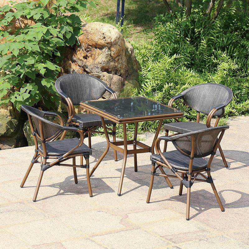 复古户外藤椅椅阳商业街餐厅休室外藤编桌法式闲咖啡台藤编餐椅厅,淘宝优惠券,粉丝福利购,淘宝优惠卷