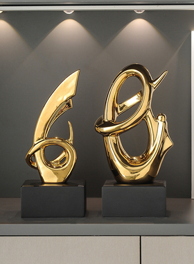 速发风生水起时来运转轻奢高档客室电视柜公柜办酒厅装饰品摆件