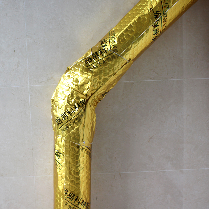 速发横管三通弯头间水管道阻尼片下水管隔音棉材生下减震卫料 消 - 图2