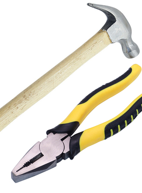 8寸老虎钳子工业级尖嘴钳电工钳子可剪钢丝钳多功能家用五金工具