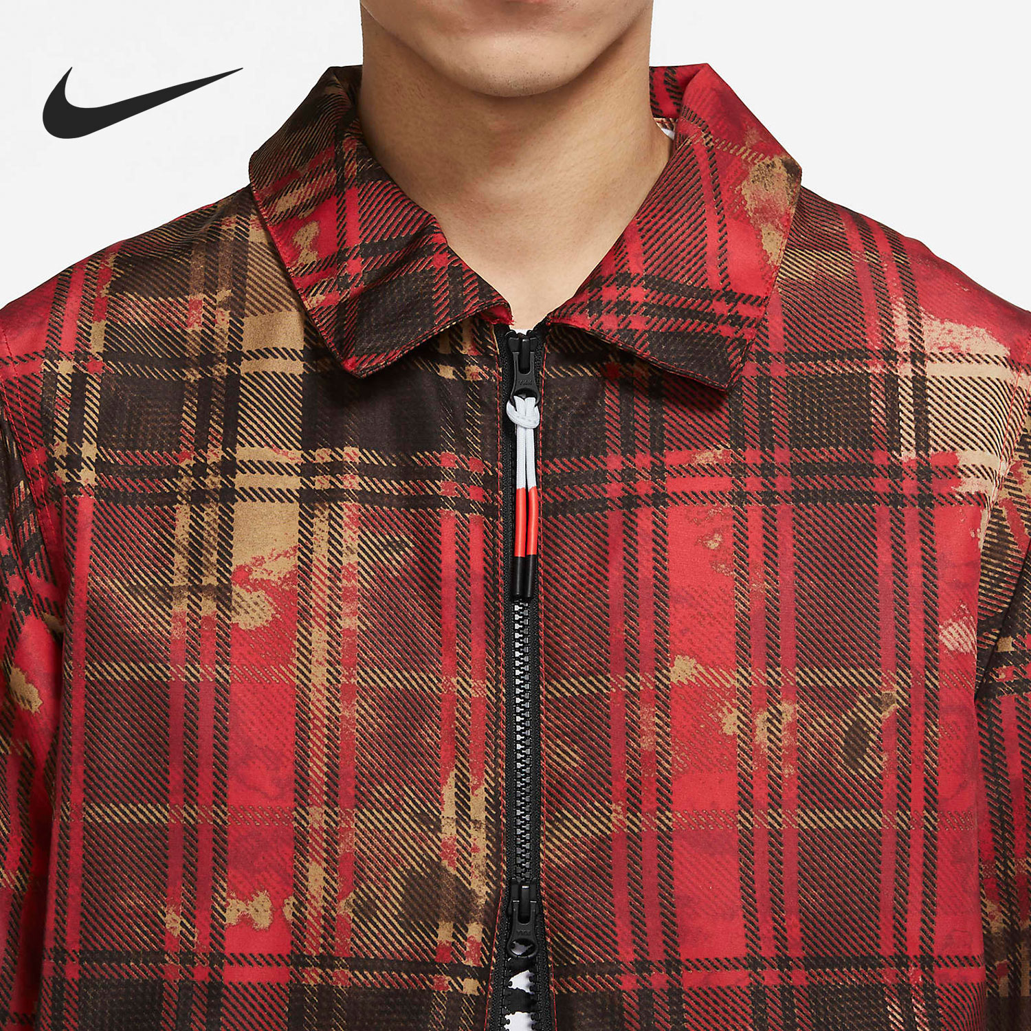 Nike/耐克正品KYRIE LIGHTWEIGHT 欧文男子中长款印花夹克CK6752 - 图1