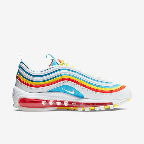 Nike耐克正品Air Max 97 Summit White大童低帮跑步鞋CK0052-400 - 图1