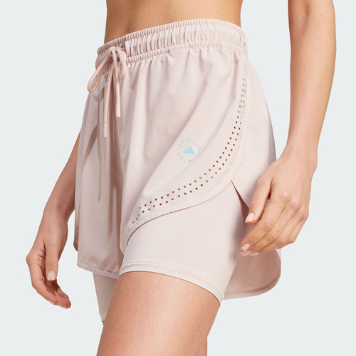 Adidas/阿迪达斯正品TPR 2IN1SH 女士二合一运动短裤IT8223 - 图0