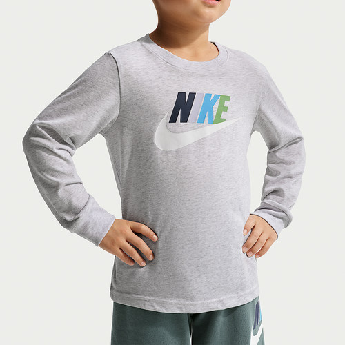 Nike/耐克正品2026春季款小童日常圆领套头透气套装IU5342-398 - 图1