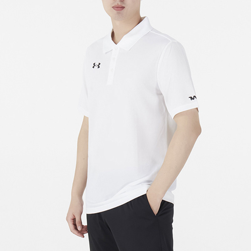 UA/安德玛正品运动男士轻盈训练健身休闲短袖POLO衫21500537-100,淘宝优惠券,粉丝福利购,淘宝优惠卷